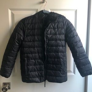 Black Land’s End Reversible Snow Jacket
